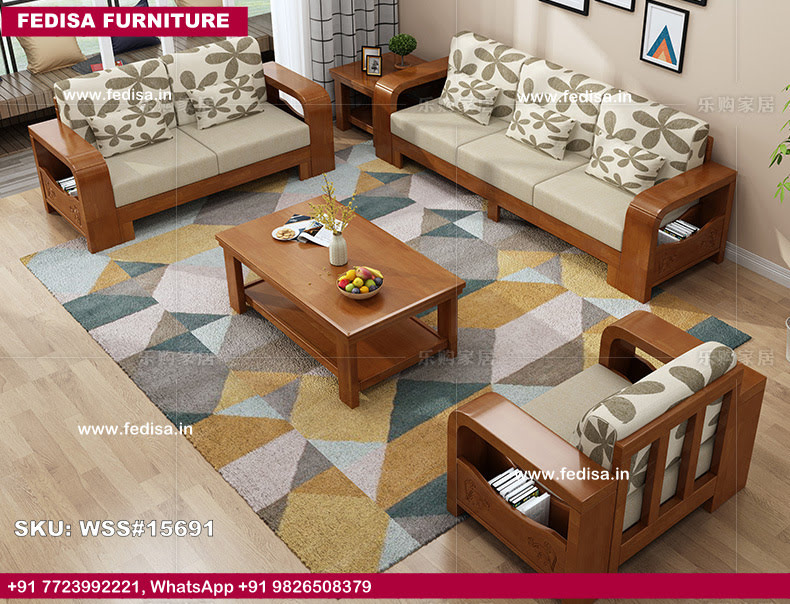 Wooden Sofa Set-4340