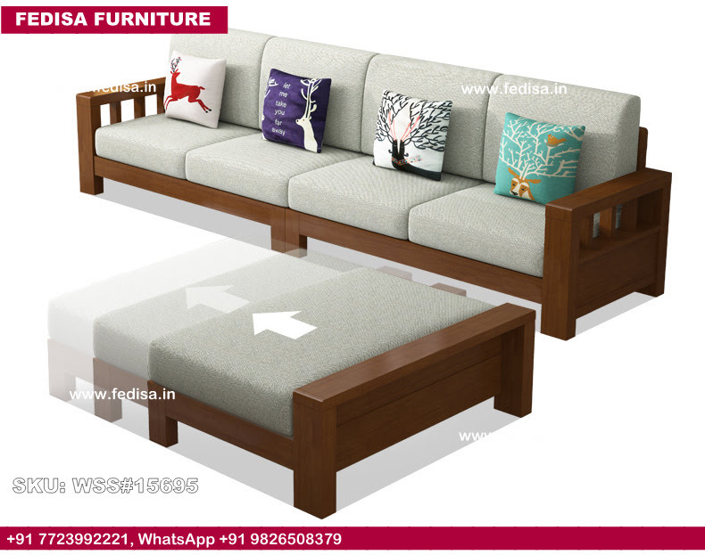Wooden Sofa Set-4343