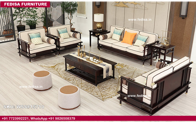 Wooden Sofa Set-4355