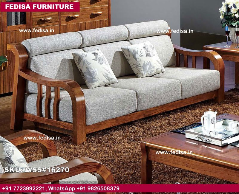 Wooden Sofa Set-4364