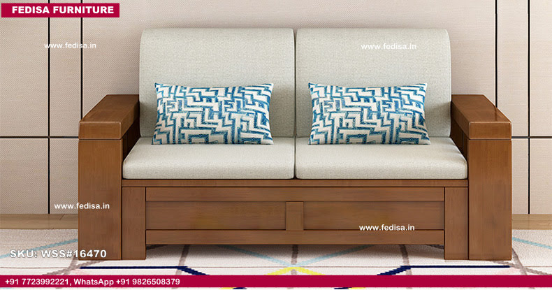 Wooden Sofa Set-4383