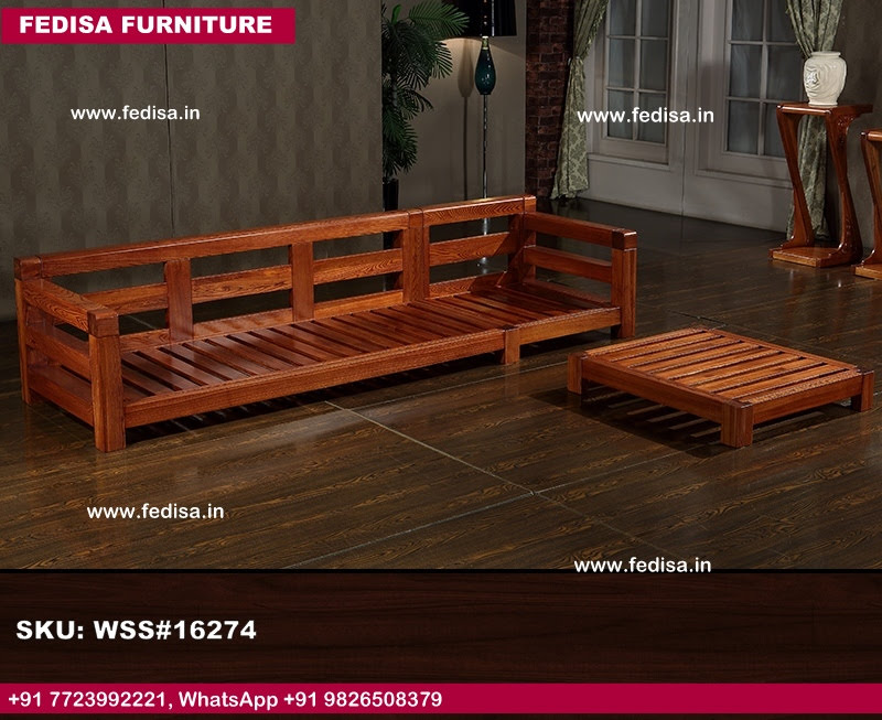 Wooden Sofa Set-4386