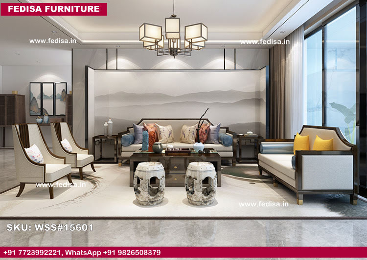 Wooden Sofa Set-4399