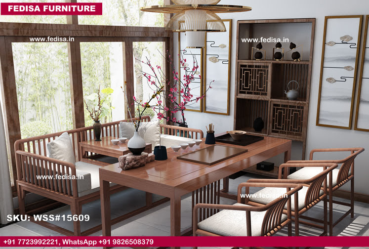 Wooden Sofa Set-4404