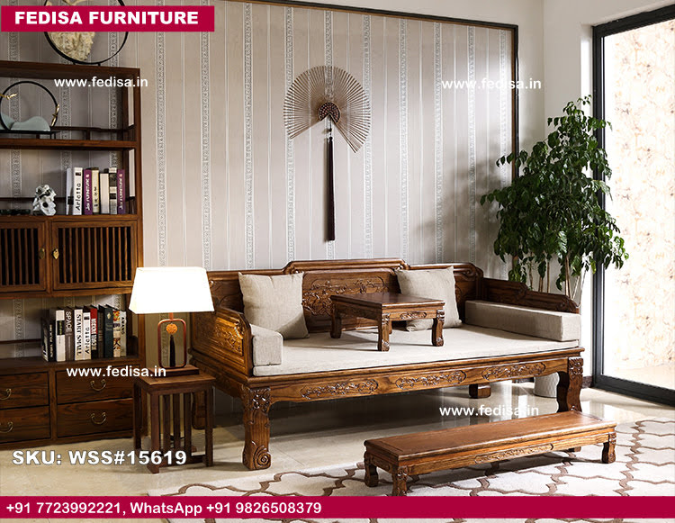 Wooden Sofa Set-4414