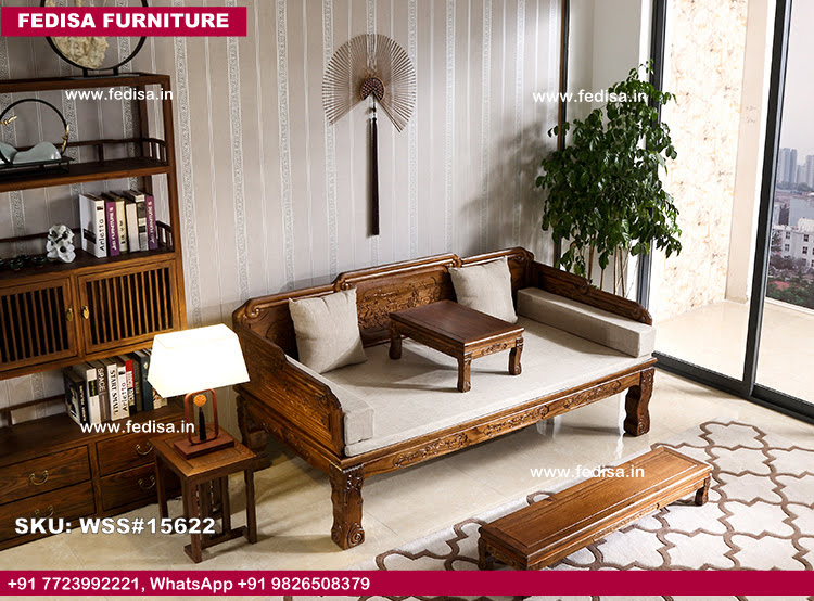 Wooden Sofa Set-4417