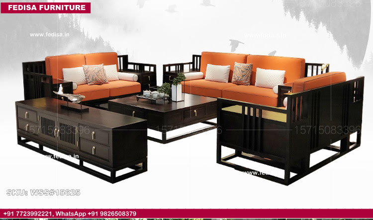 Wooden Sofa Set-4421