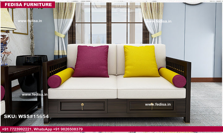 Wooden Sofa Set-4442