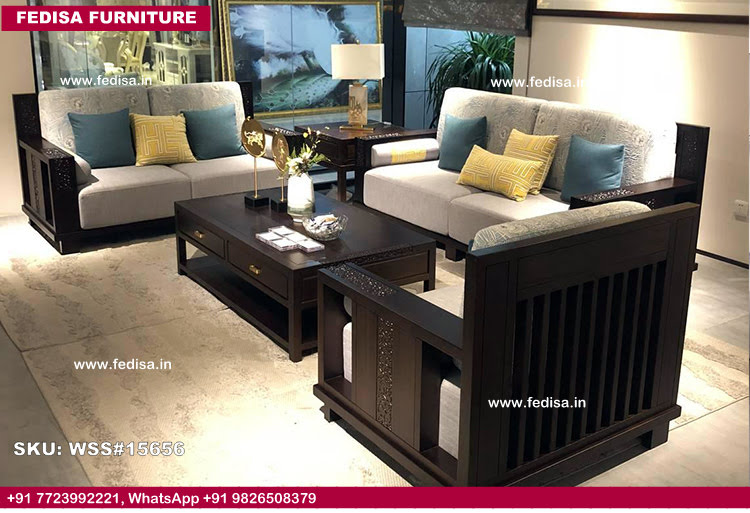 Wooden Sofa Set-4444