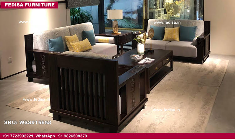 Wooden Sofa Set-4446