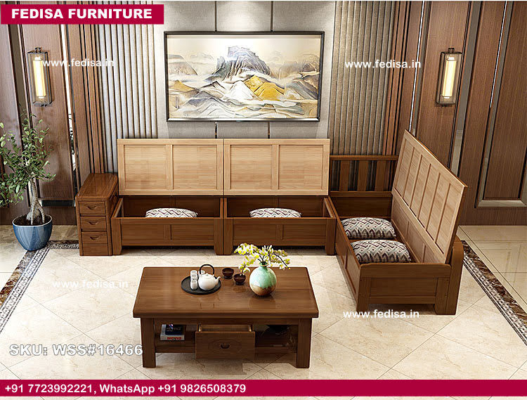 Wooden Sofa Set-4451