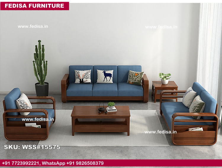 Wooden Sofa Set-4473