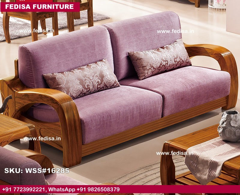 Wooden Sofa Set-4475