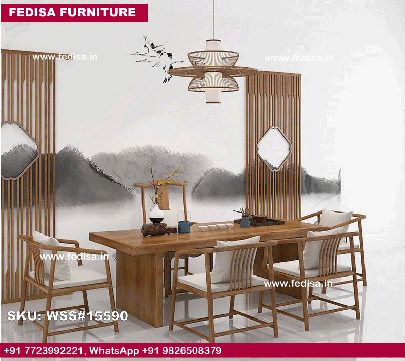 Wooden Sofa Set-4488