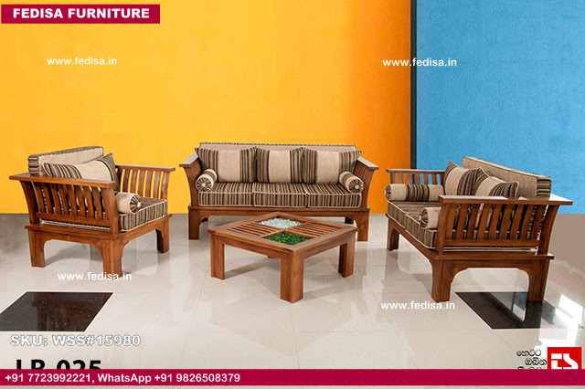 Wooden Sofa Set-4500