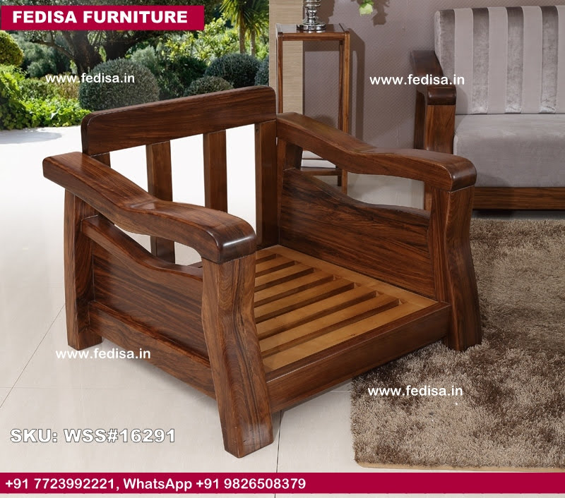 Wooden Sofa Set-4541