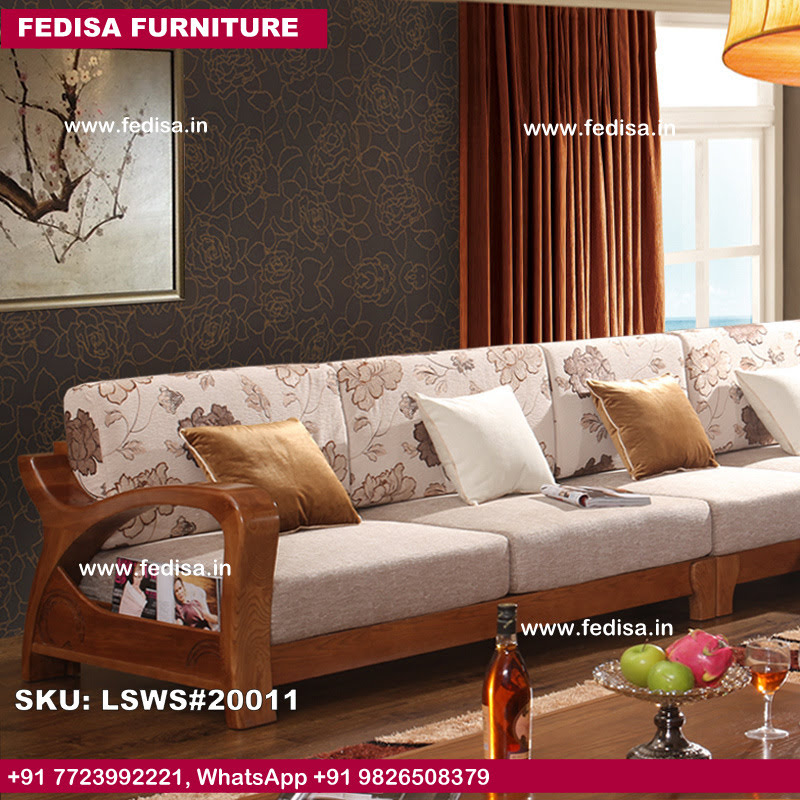 Wooden Sofa Set-4583