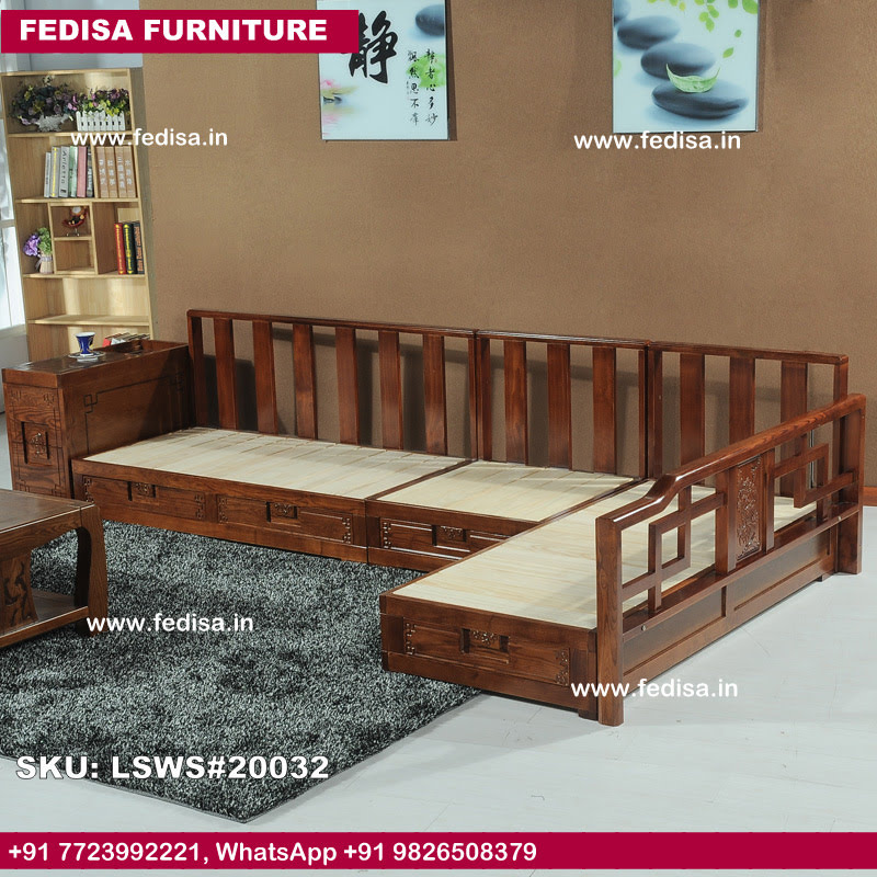 Wooden Sofa Set-4604