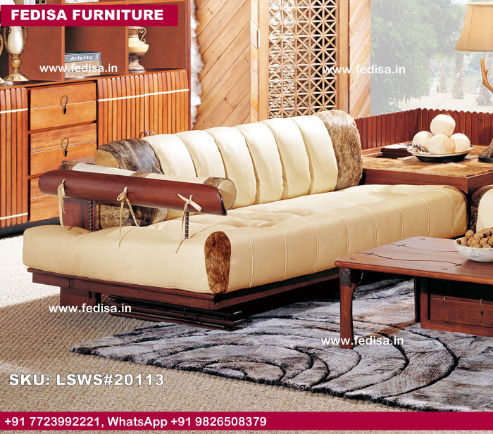 Wooden Sofa Set-4686