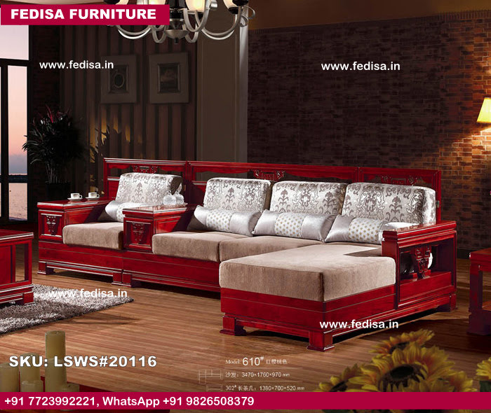 Wooden Sofa Set-4689