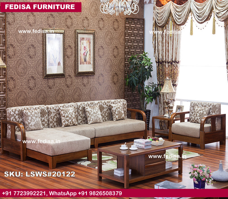 Wooden Sofa Set-4695