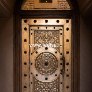 Modern Brass Railing Design With Stylish Finish Spiral Staircase Design