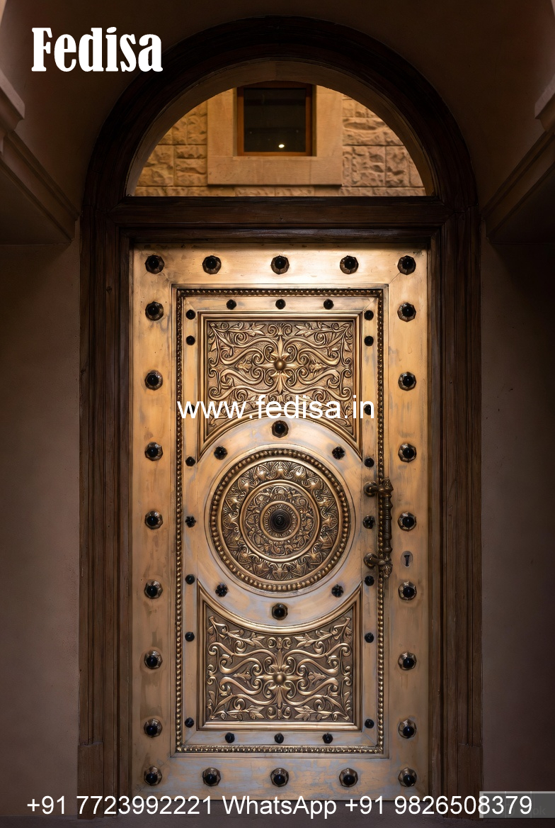 Modern Brass Railing Design With Stylish Finish Spiral Staircase Design