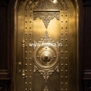 Brass Railing Design With Modern Finish Floating Stairs Design