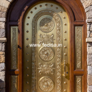 Stylish Brass Staircase Railing With Decorative Elements Steel Staircase Design Outdoor