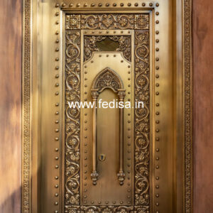 Designer Brass Staircase Railing With Custom Patterns Stairs Stone Design