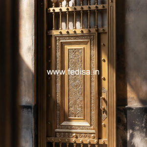 Antique Brass Balcony Railing For Classic Homes Designed Stairs