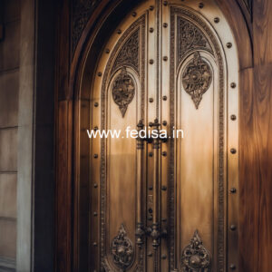 Decorative Brass Railing Design With Classic Finish Wood And Metal Staircase Design