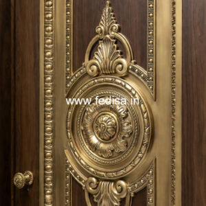 Luxury Brass Balcony Railing With Elegant Finish Stairs Design In Hall