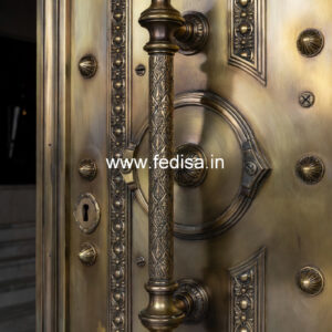 Brass Balcony Railing Design With Premium Style Steep Stairs Design