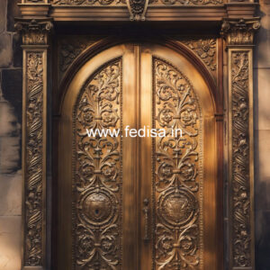 Elegant Brass Staircase Railing With Artistic Work Balcony Stairs Design