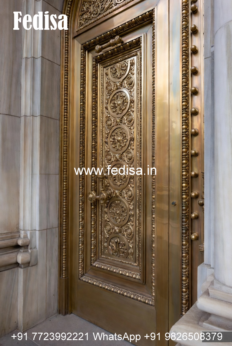 Modern Brass Railing Design With Stylish Finish Living Room With Stairs Layout