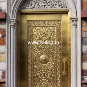 Decorative Brass Railing Design With Floral Patterns Duplex House Stairs Design For Indian Houses