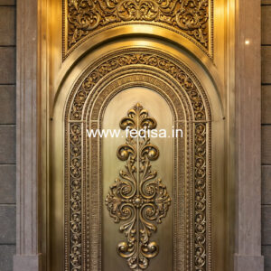 Brass Railing Design With Glass Combination Duplex House Steps