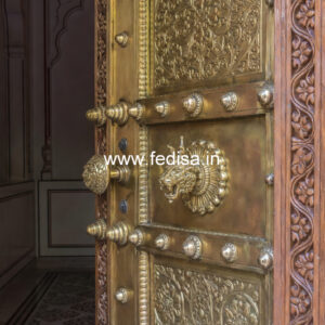 Elegant Brass Staircase Railing With Gold Finish Staircase Wooden Handrail Design