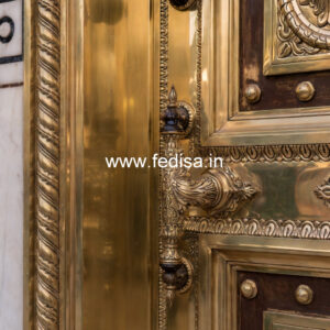 Brass Staircase Railing Design With Glass Panels Office Stairs Design