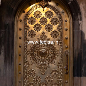 Designer Brass Railing For Premium Interiors Laser Cutting Staircase Design