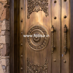 Brass Balcony Railing With Decorative Pattern Stairs Balcony Design