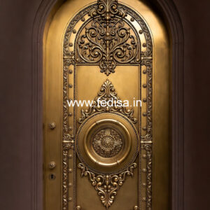 Designer Brass Handrail For Luxury Interiors Stair Design In Front Of House