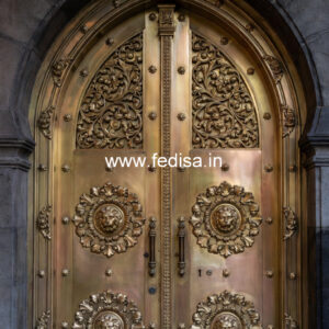 Designer Brass Stair Railing For Contemporary Spaces Main Entrance Staircase Design