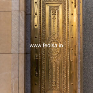 Modern Brass Staircase Railing With Glass Inserts Floor Plans With Stairs In Middle Of House