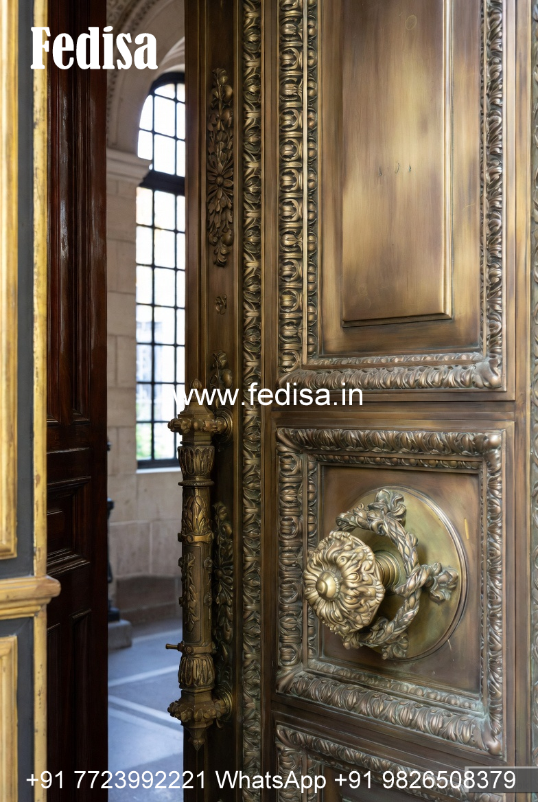 Elegant Brass Balcony Railing With Classic Design Staircase Glass Painting Designs