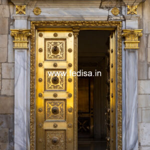 Premium Brass Staircase Railing With Fine Craftsmanship Stainless Steel Stairs Grill Design