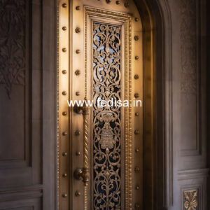 Modern Brass Balcony Railing With Elegant Appeal Stair Case Design For Duplex