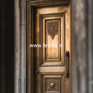 Decorative Brass Balcony Railing With Artistic Work Fire Staircase Design