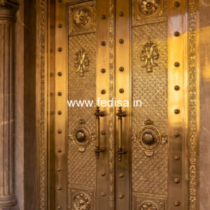 Luxury Brass Balcony Railing For Designer Spaces Under Stairs Pop Design